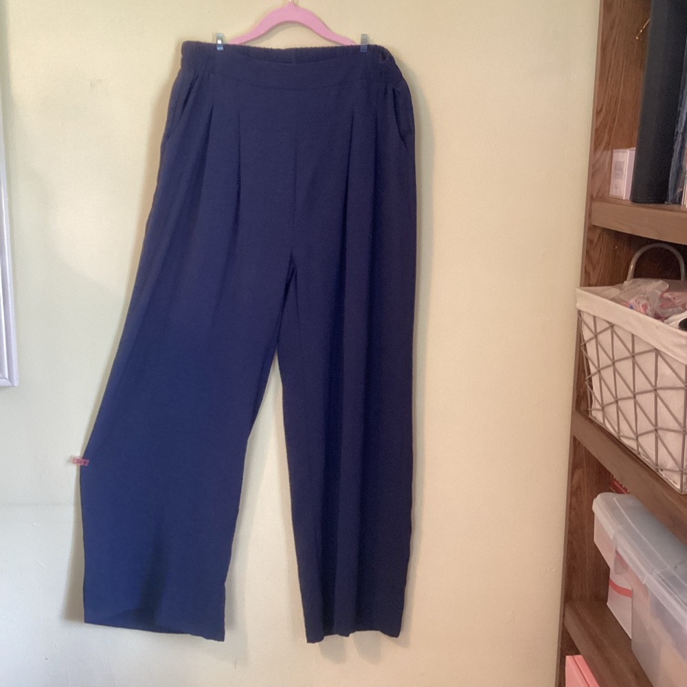 Ladies Wide Leg Dress Pants